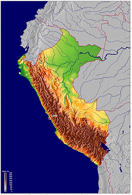 Map of Peru